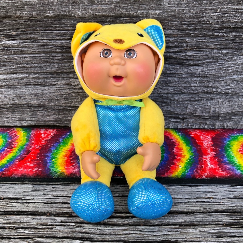 Cabbage Patch Kids Cuties Enchanted Forest Friends Fox Genevie stuffed animal💛🩵